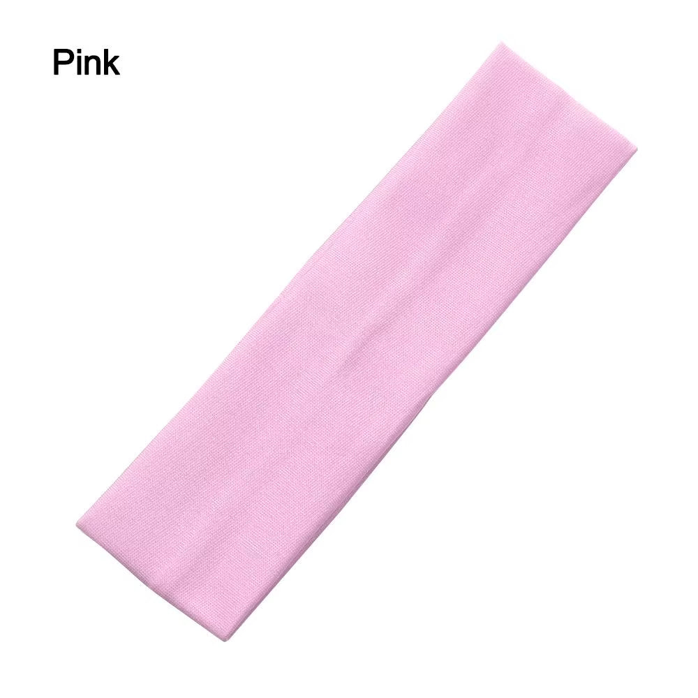 1PC Elastic Yoga Hair Bands Hair Accessories Fitness for Women Sports Headbands Solid Color
