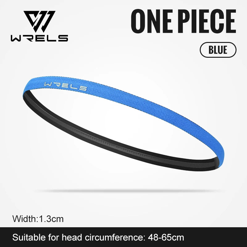 2PCS Sport Headband Anti-Slip Cycling Hairband Elastic Silicone Headband for Fitness Gym Outdoor Women Men Lightweight Sweatband