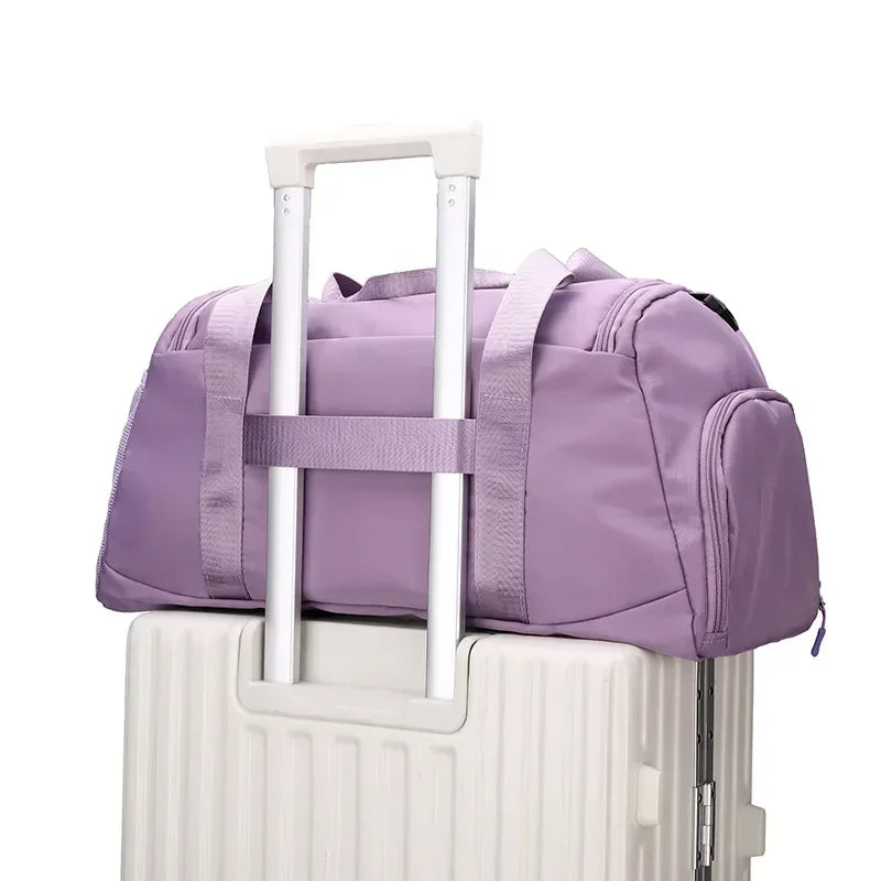 Large Capacity Gym Bags Women Men Travel Luggage Bags Tote Dry Wet Separation Handbags Trekking Duffle Bags Fitness Training Bag